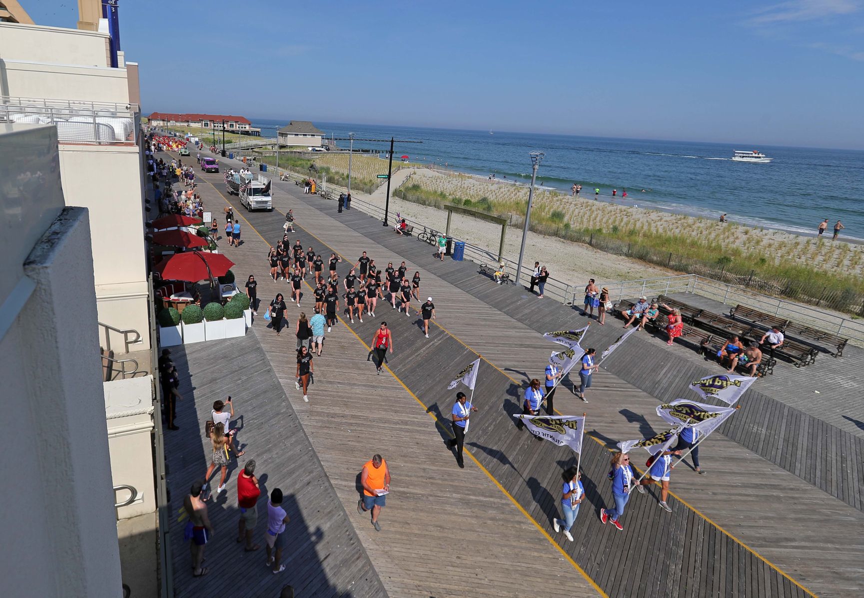 Hard Rock celebrated its one-year anniversary with Boardwalk parade